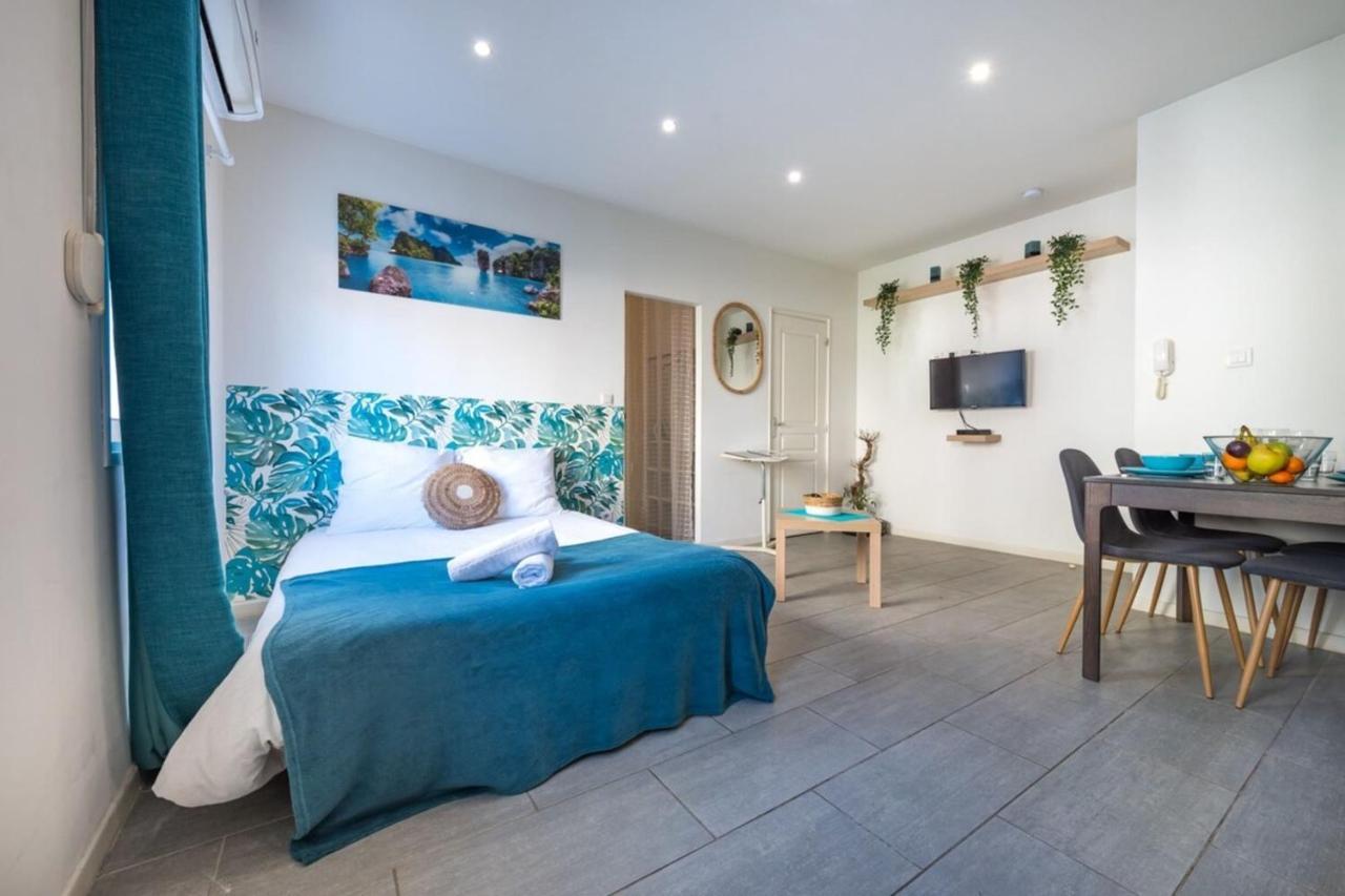 Appartement Exotic Chic&Calm - Lumineux - Clim/WiFi/Netflix à Marseille Extérieur photo